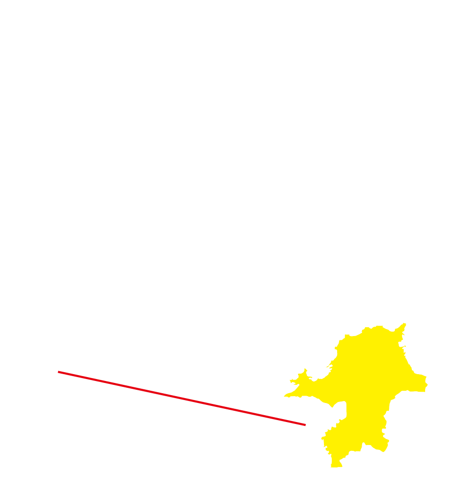 福岡の地図