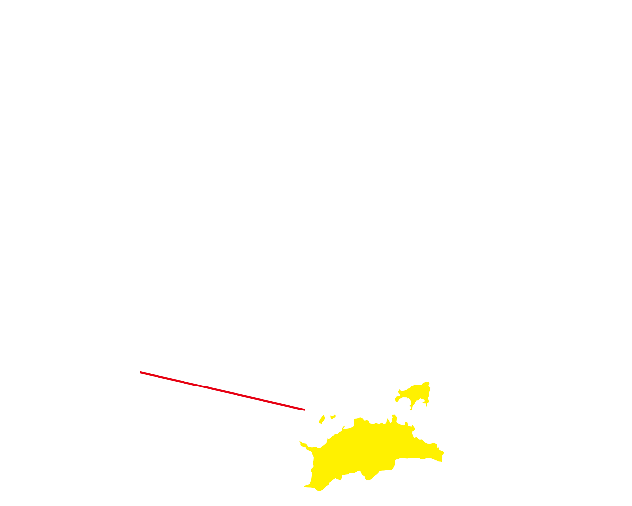 香川県の地図